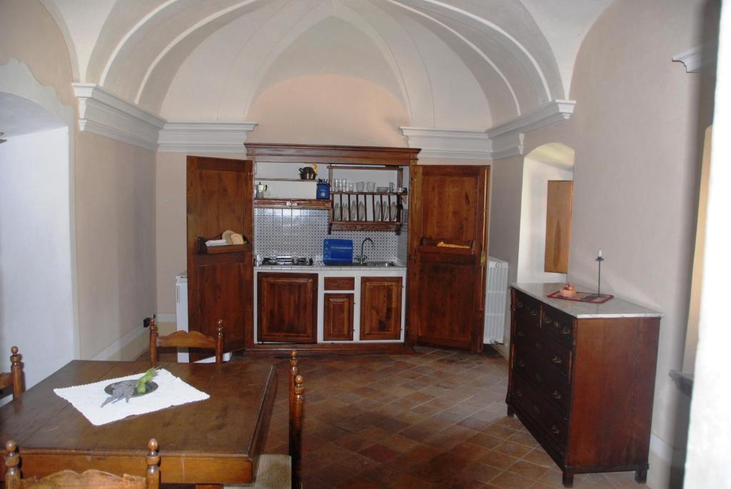 Kuchyň nebo kuchyňský kout v ubytování Agriturismo "Ai frati"
