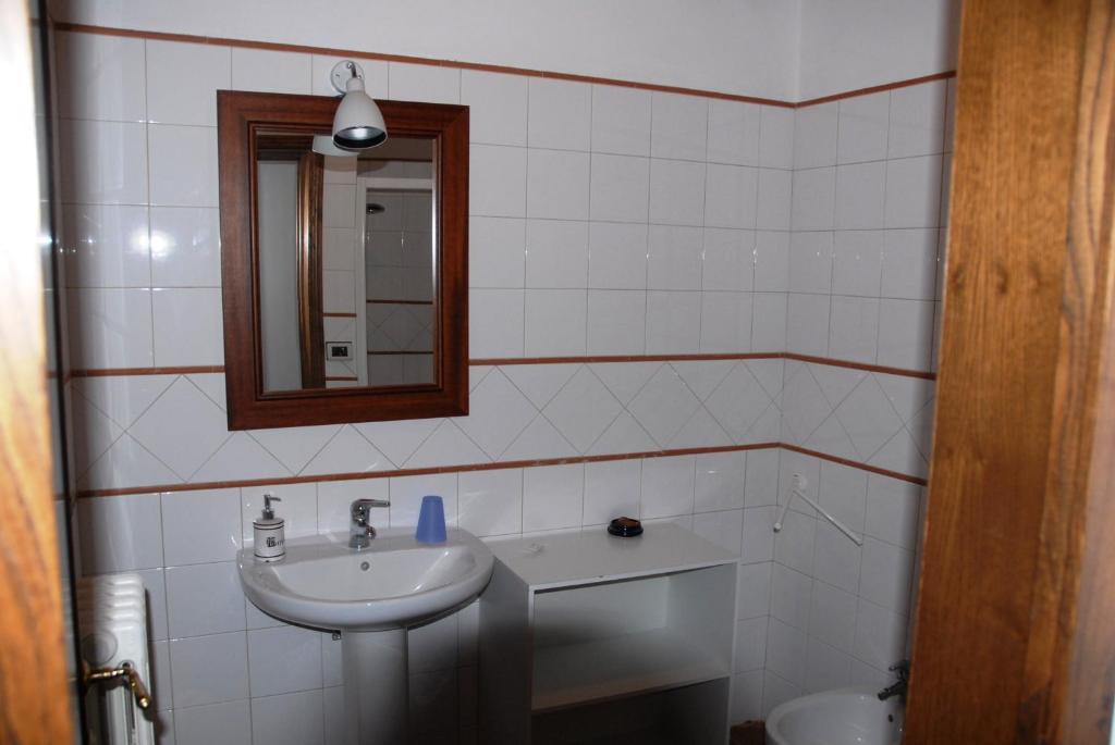 Koupelna v ubytování Agriturismo "Ai frati"