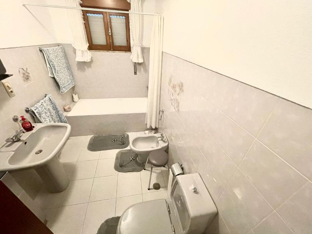 Koupelna v ubytování Casa Às Nove