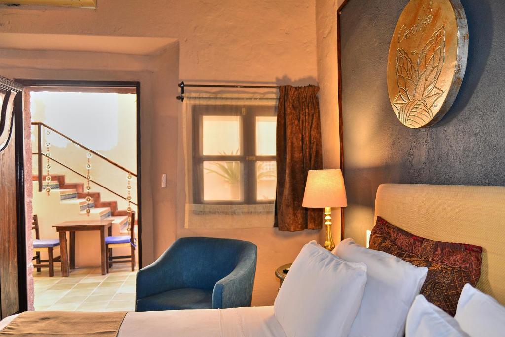 Posezení v ubytování Hotel Mesones 49