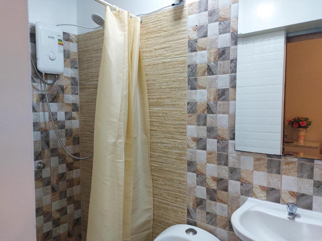 Koupelna v ubytování Casa Amarello