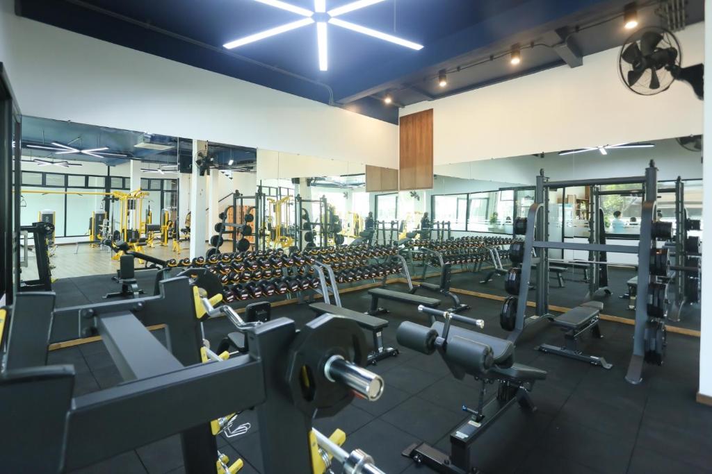 Fitness centrum a/nebo fitness zařízení v ubytování Le Patta Resort & Hotel Chiang Rai