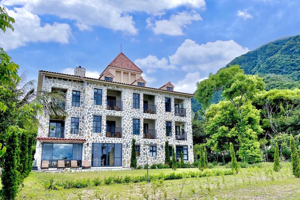 台東 奧麗雅安莊園 Chateau de olea - 带阳台和海景的双人间