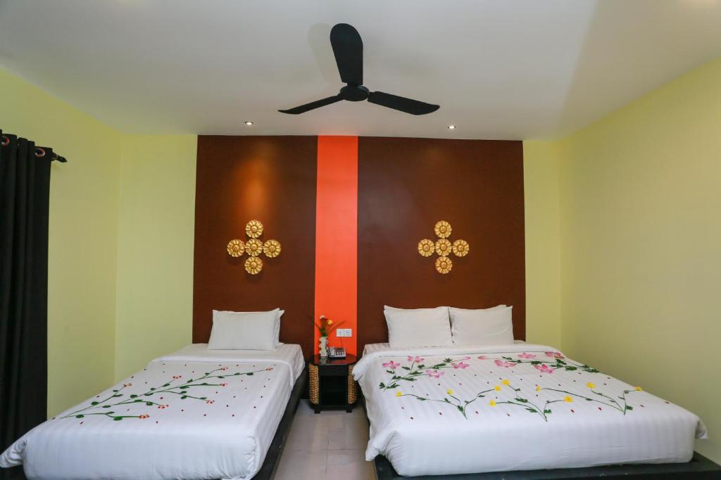 Home Indochine D'angkor Hotel - Deluxe Twin Room Con Balcone - Ritiro Gratuito