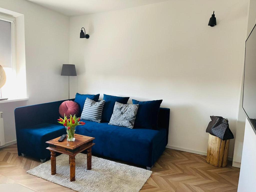 Posedenie v ubytovaní Łuczański Apartament w sercu Giżycka