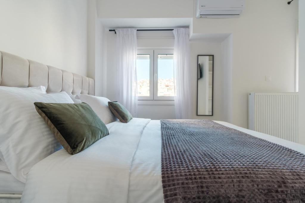 Postel nebo postele na pokoji v ubytování Home is