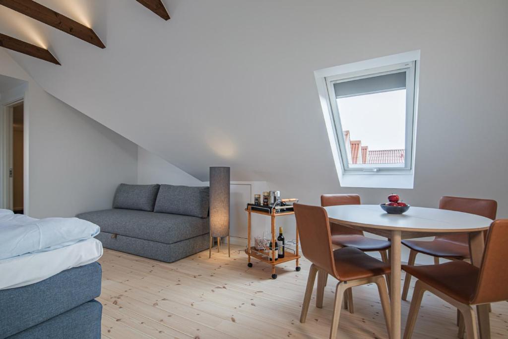 Posezení v ubytování Hotel Højgaarden
