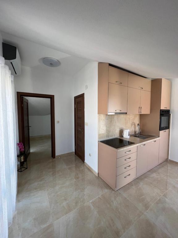 Kuchyň nebo kuchyňský kout v ubytování Venice Apartments