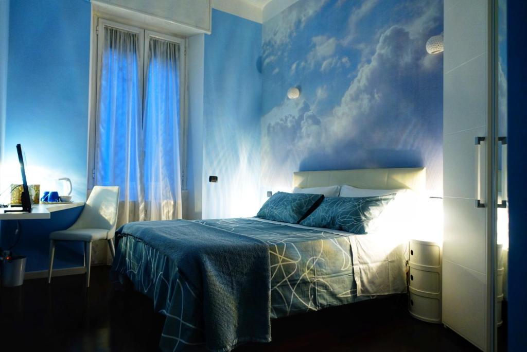 Postel nebo postele na pokoji v ubytování Suite and the City Milan B&B