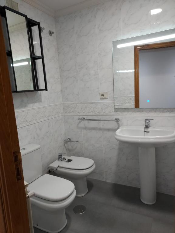 Koupelna v ubytování Apartamento Calzada Romana