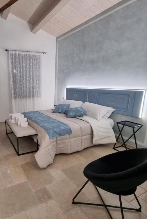 Letto o letti in una camera di CENTO FIORI