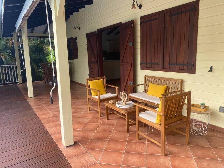 Balkón nebo terasa v ubytování Villa Petitparadis