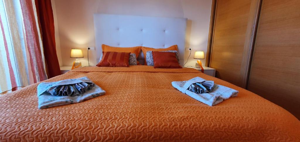 Posteľ alebo postele v izbe v ubytovaní Okeanos fantastic 2 bedrooms VR-PN