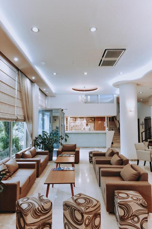 Posezení v ubytování Athinaiko Hotel
