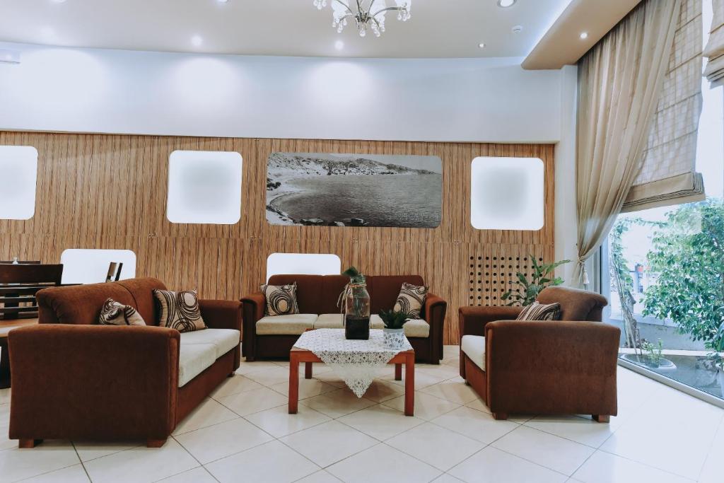 Posezení v ubytování Athinaiko Hotel