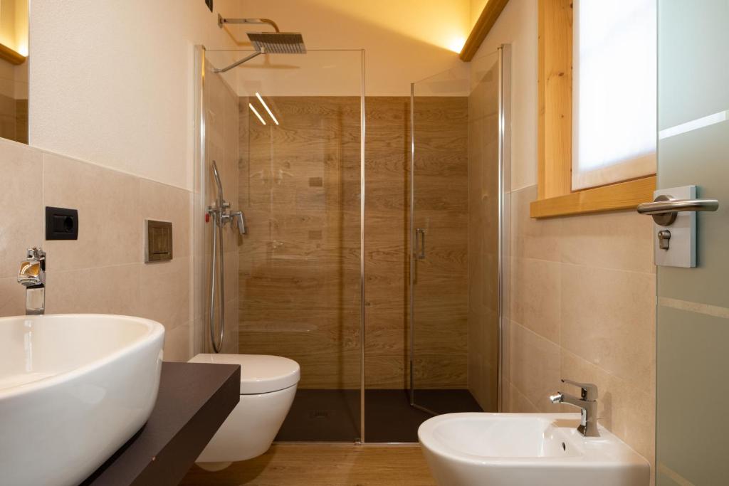 Łazienka w obiekcie B&B Ecohotel Chalet des Alpes