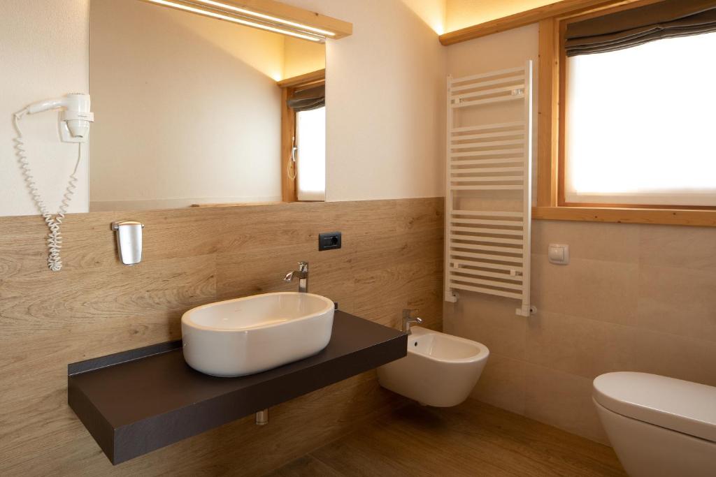 Łazienka w obiekcie B&B Ecohotel Chalet des Alpes