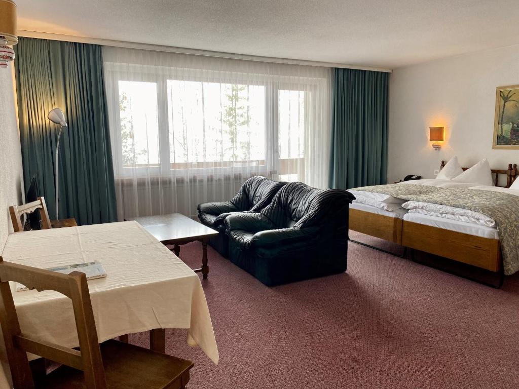 Postel nebo postele na pokoji v ubytování Hotel Regina Terme
