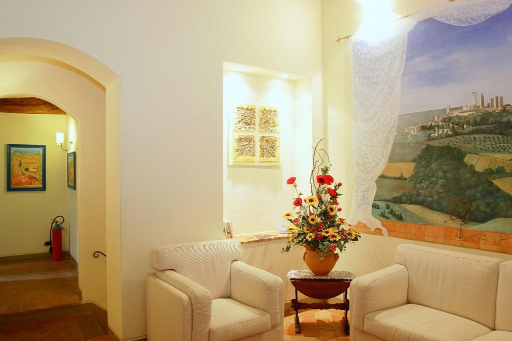 Posezení v ubytování La Locanda di Quercecchio