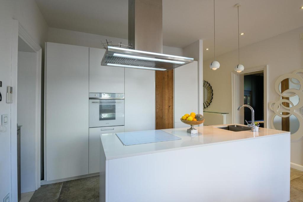 Kuchyň nebo kuchyňský kout v ubytování FRAMAR apartment