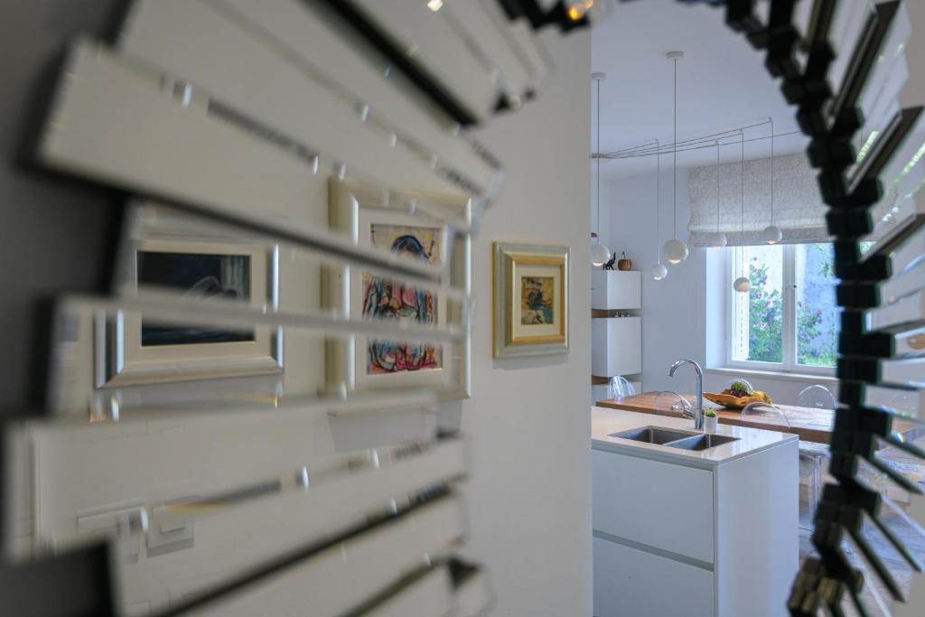 Kuchyň nebo kuchyňský kout v ubytování FRAMAR apartment