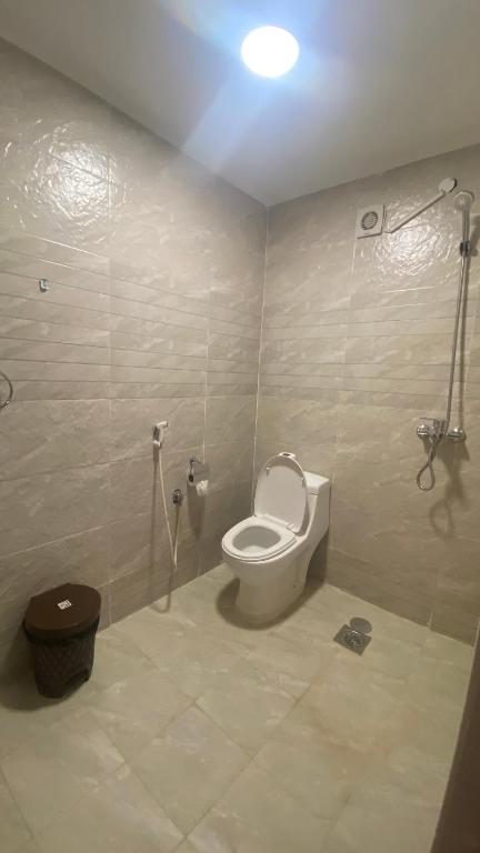 Koupelna v ubytování Alqalah Inn