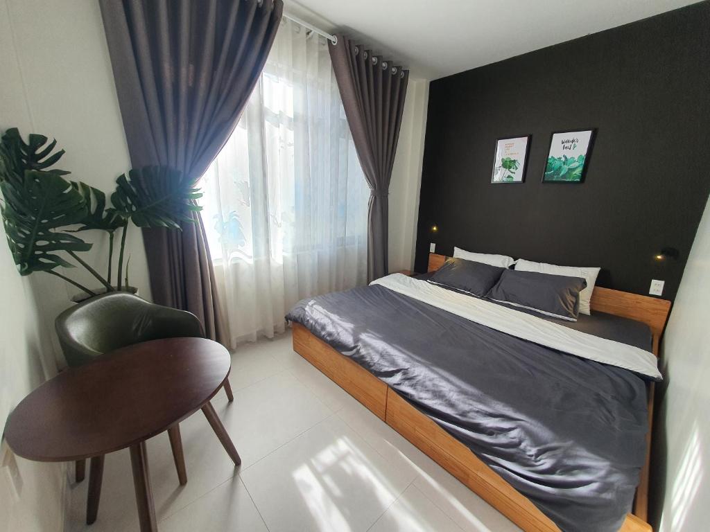 Postel nebo postele na pokoji v ubytování Hello Dalat Hostel