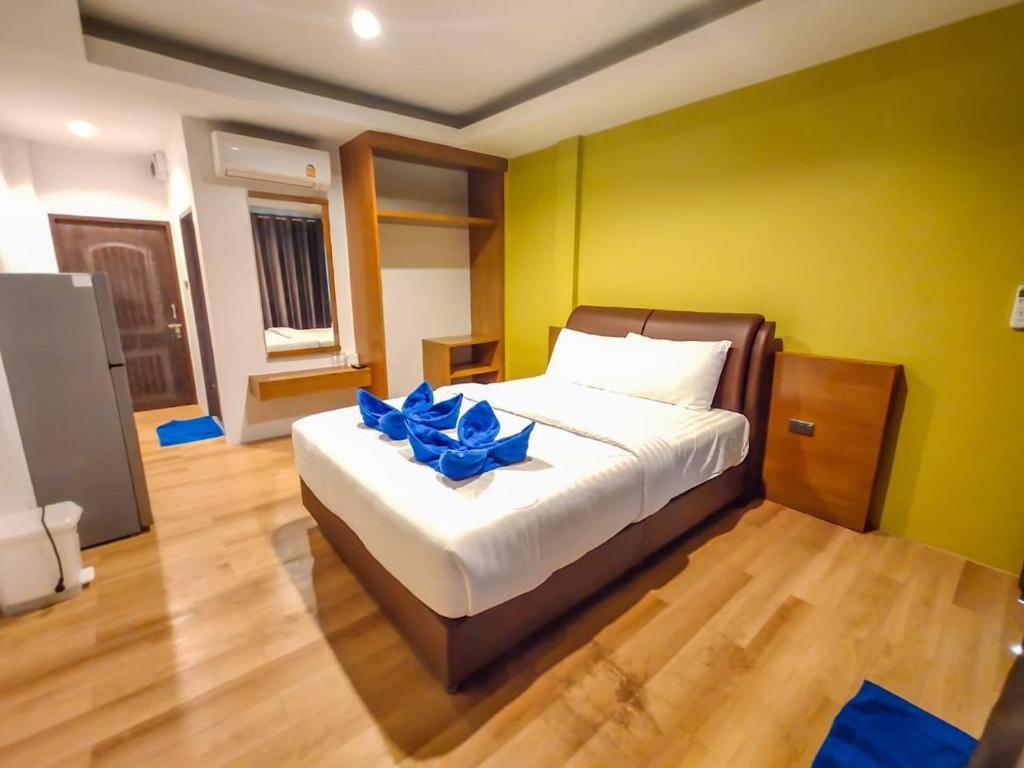Krevet ili kreveti u jedinici u objektu Samet Lucky's Resort