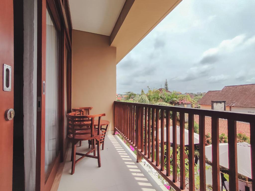 Balkón nebo terasa v ubytování Grand Sehati & Spa, Ubud
