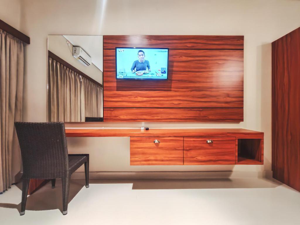 TV a/nebo společenská místnost v ubytování Grand Sehati & Spa, Ubud
