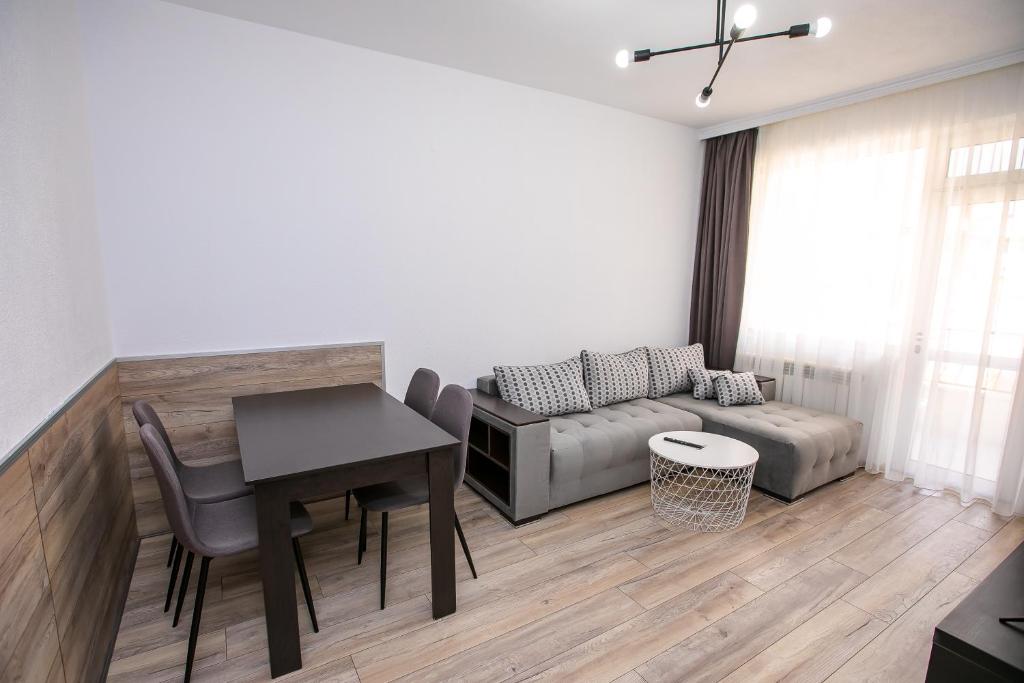 Posezení v ubytování Paradise Apartment