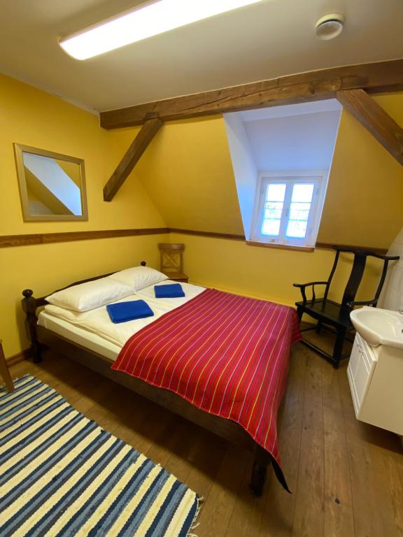 Voodi või voodid majutusasutuse Sepikoja Guest House toas