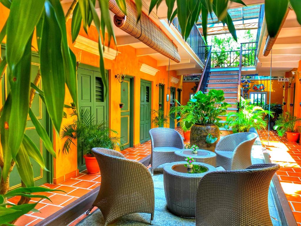 Posezení v ubytování Yeng Keng Hotel