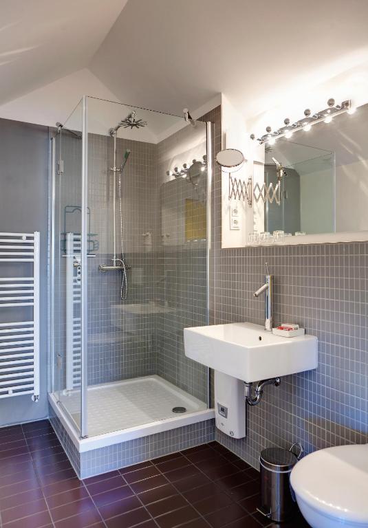 Koupelna v ubytování Design Apartments "Hier war Goethe nie"