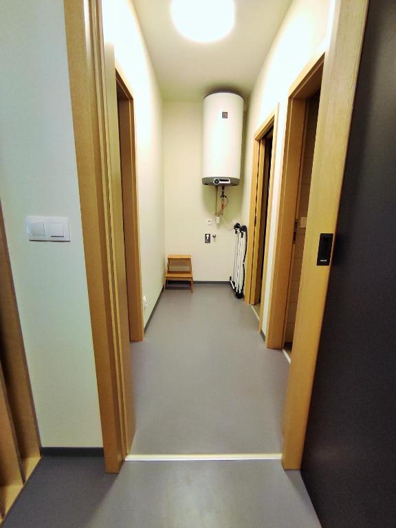 Kuchyň nebo kuchyňský kout v ubytování Apartmán SVAN B2