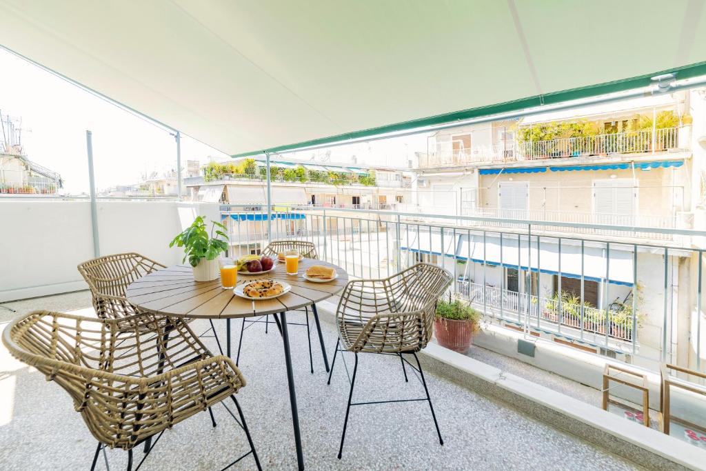 Balkón alebo terasa v ubytovaní HoneyBee Apartment