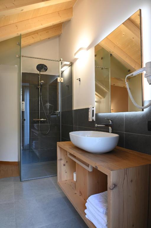 Koupelna v ubytování B&B Fontanella