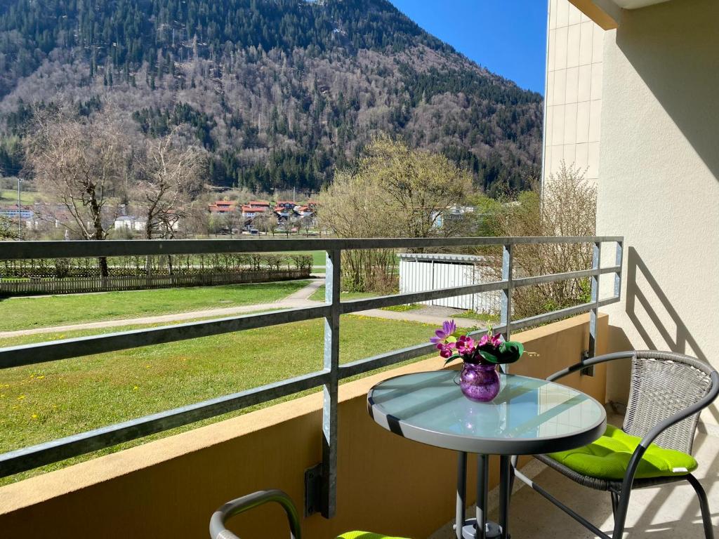 Un balcón o terraza de Ferienwohnung Sonnenschein