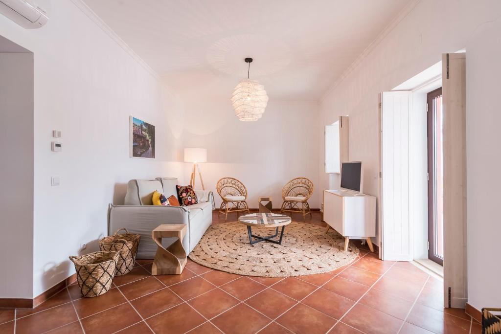 Posezení v ubytování Quinta da Baleeira