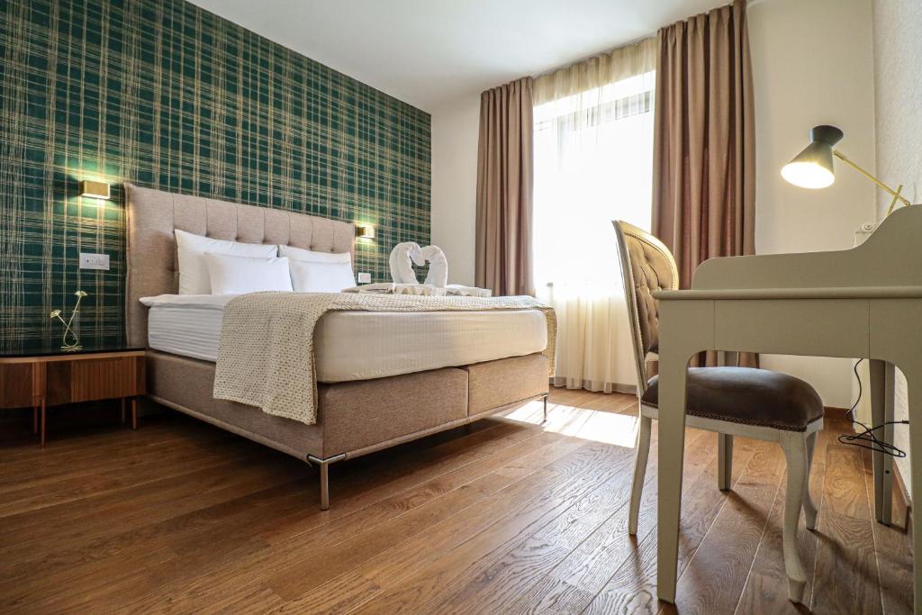Postel nebo postele na pokoji v ubytování Apartments Royal - Belgrade Waterfront