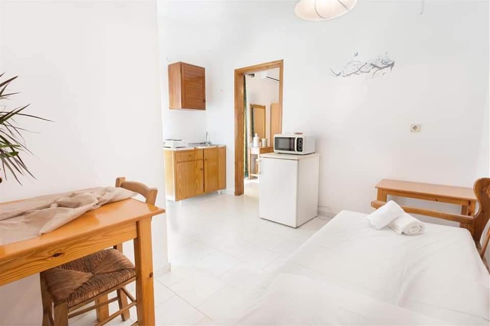 A kitchen or kitchenette at Michalis Litinas Apartments