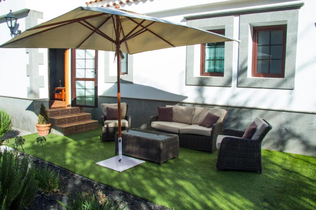 A seating area at Casa Lucas