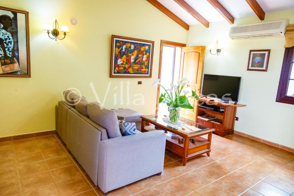 A seating area at Casa Lucas