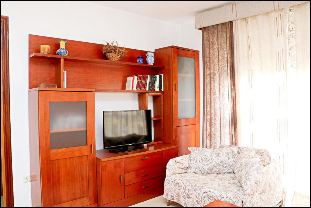 Kuchyň nebo kuchyňský kout v ubytování Apartamento El Carmen