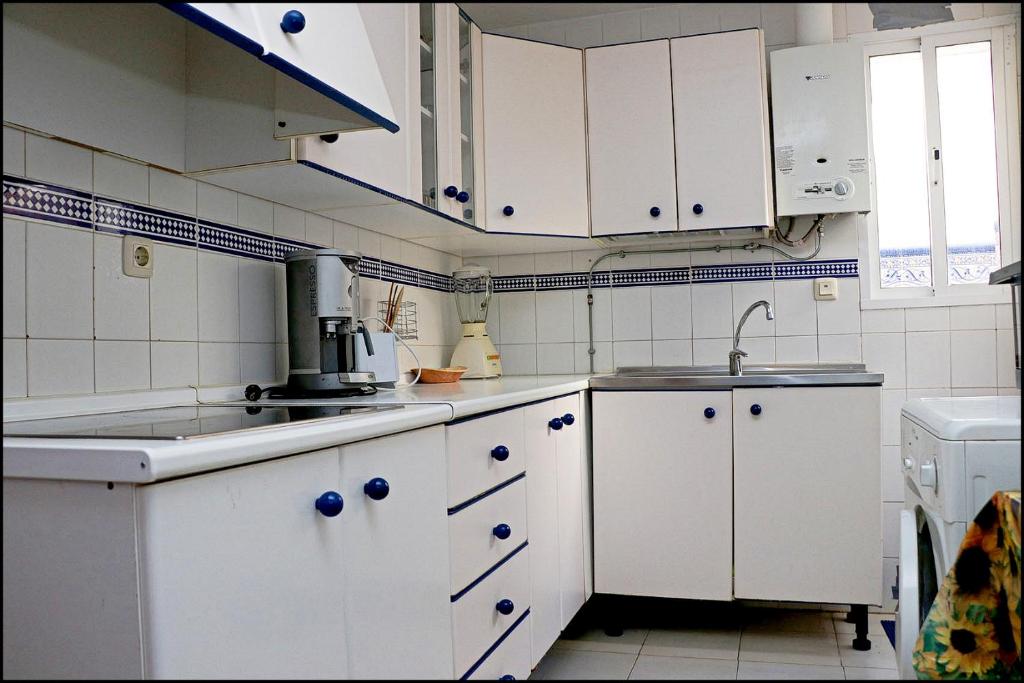 Kuchyň nebo kuchyňský kout v ubytování Apartamento El Carmen