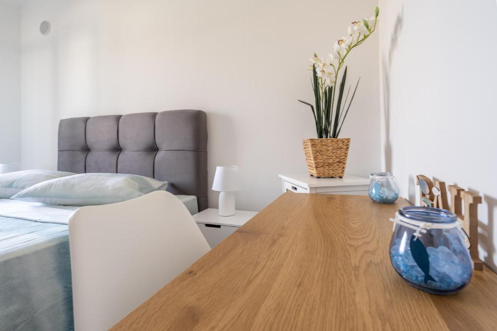 Posezení v ubytování Penthouse Gea