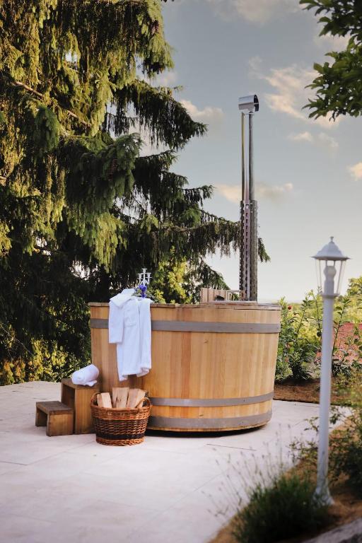 Zahrada ubytování Vila Vilma Vineyard Cottage