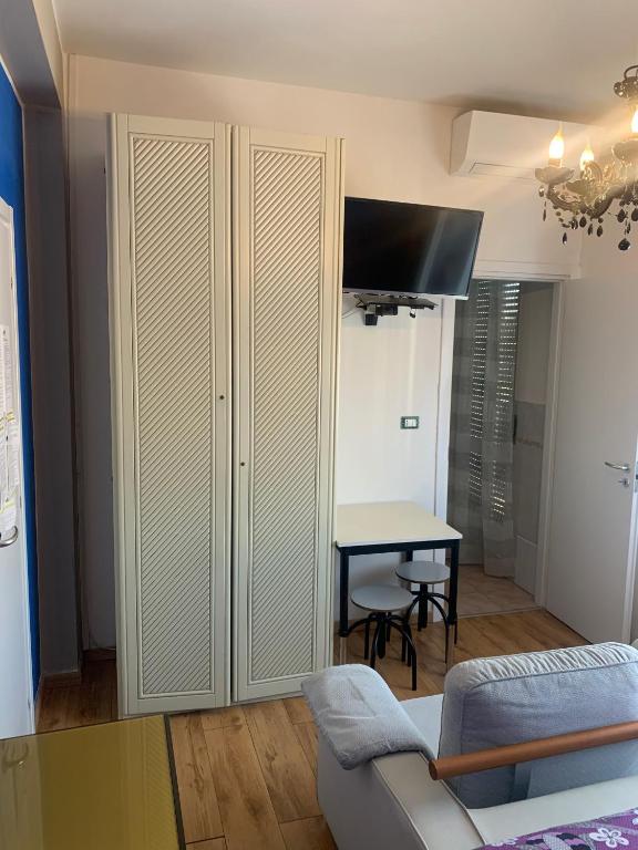 TV a/nebo společenská místnost v ubytování B&B Rialto