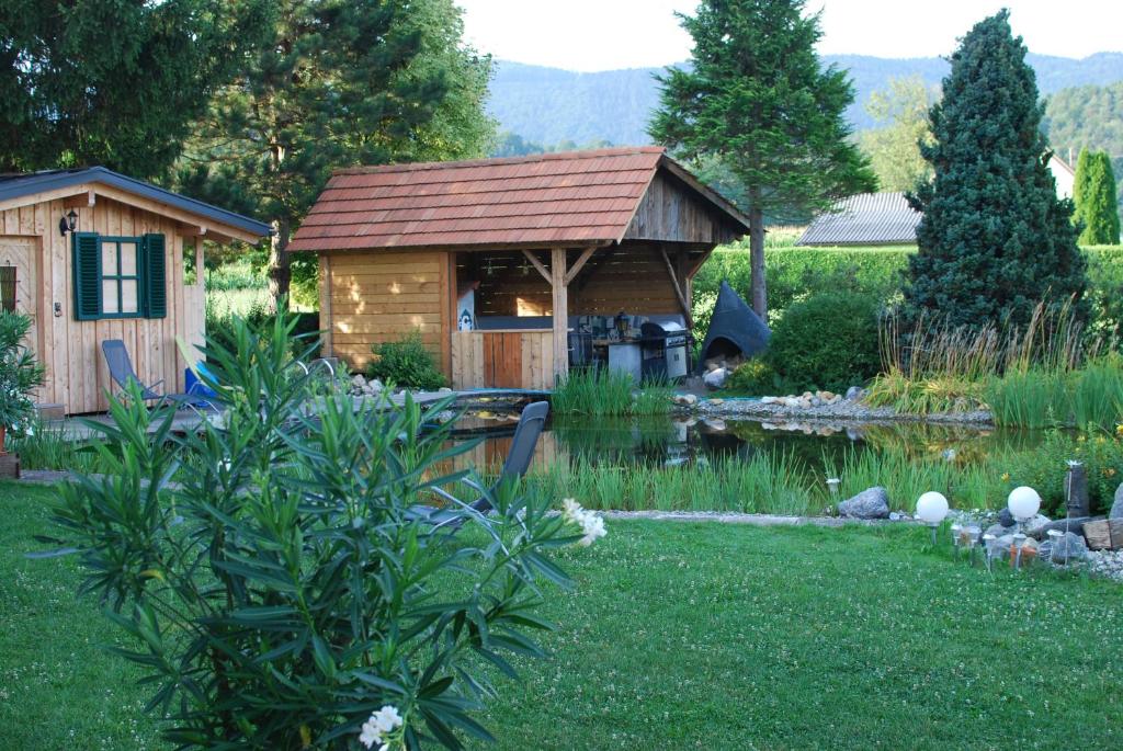 Zahrada ubytování Pension Wolkenreich