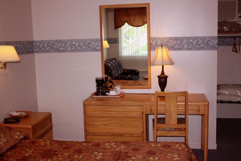 Posezení v ubytování Motel Le JoliBourg